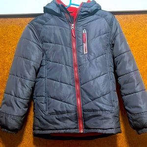 Swiss Alps Puffer Jacket fleece lined boys size Small 8
